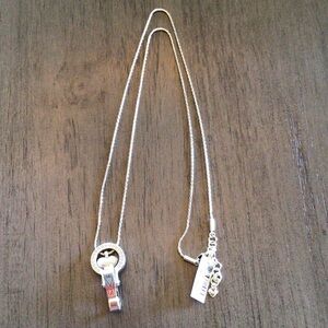 Brighton Silver Tone Pendant Necklace New